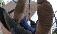 Massive Feet On Stairs, 3rd