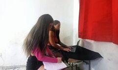 FARTING IN MY OFFICE ASSISTANT'S MOUTH part 1 BY RAQUEL AND SABRINA FULL HD CAM BY ALINE