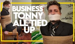 Business Tonny All Tied Up! (720p) Gay Bondage - Ropes - Suit & Tie - Gagged - BDSM