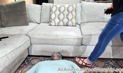 Broken nose as Princess Rachels footstool complete