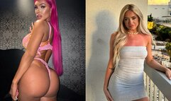 Bra and Panties Match (Strip-Wrestling Match) w, Loser gets strapped in a Nappy (diaper)!! ~ Chloe Fame vs Jezebel Jones | (September 2025)