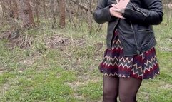 White high hills in the mud aV