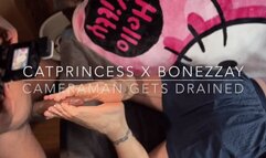 Horny camera man drained in reverse, white toe toejob footjob, close up side pov, size 9 milf feet