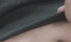 In public belly button show