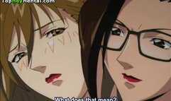 Sexy girl in uniform having hot masturbation