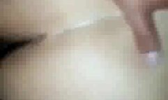 Wife has big orgasm with black bull while husband watches