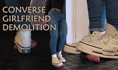 Girlfriend Converse Demolition (Edited Version) - TamyStarly - Cock Balls Crush Trample, Shoejob, Bootjob, CBT, Ballbusting, Trampling, Stomping