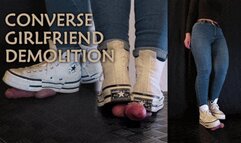 Girlfriend Converse Demolition (Edited Double Version) - TamyStarly - Cock Balls Crush Trample, Shoejob, Bootjob, CBT, Ballbusting, Trampling, Stomping