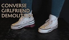 Girlfriend Converse Demolition (Close Version) - TamyStarly - Cock Balls Crush Trample, Shoejob, Bootjob, CBT, Ballbusting, Trampling, Stomping