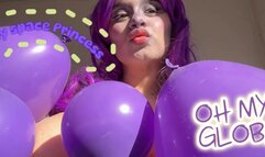 Ballon fetish and striptease by Lumpy space Princess