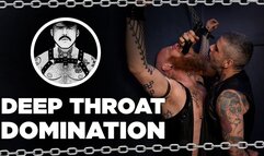 DEEP THROAT DOMINATION - SMOKING - TATTOOED MAN