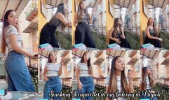 Smoking 2 cigarettes in my balcony in Napoli