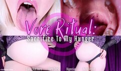 Vore Ritual: Sacrifice To My Hunger - HD - The Goddess Clue, Cursed To Consume My Fellow Humans, I Am A Slave To My Own Ravenous Hunger, Ritualistic Sacrificing, Belly Fetish, Growing And Shrinking Stomach, Swallowing, Gulping, Mesmerizing, Expansion Vore