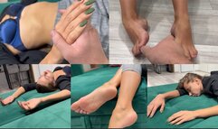 Hands and Feet (toes) of the real doll (custom video) part 2