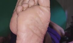 Mature Soles and Blue toes