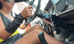 Dalilah can't go to her Halloween party because of the old Fiat 147