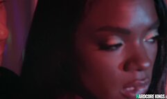 Cheating ebony wife fucking in bed