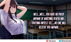 Facefucking the Nerd Girl after you Caught Her...[Audio]