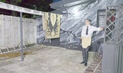 Bullwhipped and pegged by the Riding Mistress Ama K