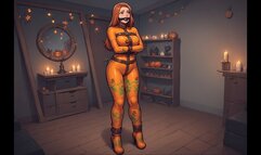 Bondage Confessions #200: Diapered and Casted in Halloween Bliss