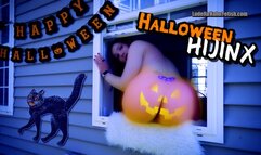 Halloween Hijinx - aka Ludella’s GREAT Swollen PUMPKIN - Lots of Spanking and Paranormal Pranking - Slapstick Butt Pranks with ENF - WMV 720p version
