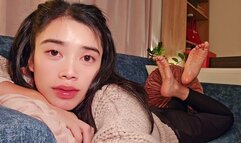 Findom Foot JOI : Edge or Pay - Surrender to My Slick Soles: Sensual JOI Control Tease & Denial Foot Worship: Obey Asian Goddess Elva Glossy Soles JOI: Stroke for My Perfect Feet Forbidden Release: Foot Domination Oily Chinese Soles