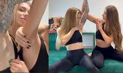 Touching armpits (custom video)