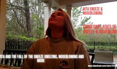VITA "THE FALL OF THE SNEEZE"! LEAF(ING) THE SNEEZE! SNEEZE NOSEBLOW! CELEBRATING OVER 17 YEARS OF GORGEOUS WOMEN SNEEZING! MP4
