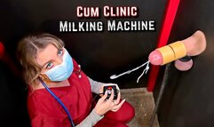 Cum Clinic Gloryhole - Milking Machine Drains Blue Balls