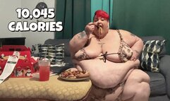 Colossal Calorie Gorging after Full Day Stuffing HD
