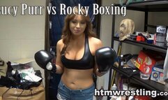 Lucy Purr vs Rocky Boxing Session - (AI Upscaled) WMV