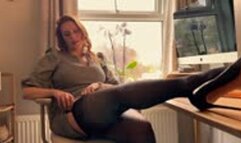 Sexy Boss Flirts & Teases You With Her Stockings For All Your Hard Work - Your Office Fantasy