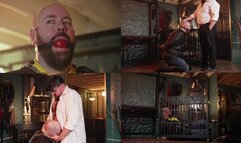 Will Justice; Punished By The Pigg (Part Two) Cocksucking Crimefighter Chained & Caged!