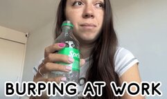 I was thirsty, so I drank a soda and couldn't stop burping!