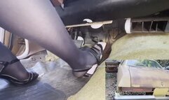 This old Buick catches hell! FROM ME! REVVING!