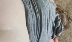 Mad redhead housewife calms down the second she sees a bbc