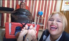 Mary's Charm: Fun Times with Maria Tickling the Soles!