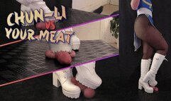 Chun-Li vs Your Meat (Edited Double Version) - TamyStarly - Cock Balls Crush Trample, Shoejob, Bootjob, CBT, Ballbusting, Trampling, Stomping