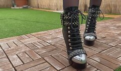 Boot & Ass Worship NEW video in Milan POV JOI