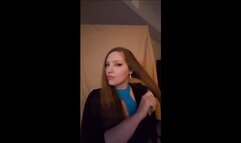 Brushing and plaing with my long hair!