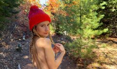 Forest Nymph Strip Tease Fall Nature Walk Jerk Off Encouragement JOI