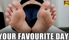KingMarti: Foot Worship Day - 4k UHD 2160p