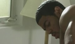 Two cute males fuck Latina whore in her wet pussy and ass