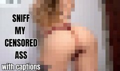 Sniff and Jerk for PIXEL Ass Fetish Censored Humiliation Beta Safe Slave Training Ass Addicted Loser