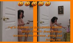 7 of 31 FLAVORS OF HALLOWEEN MONTH TOILET TREATS