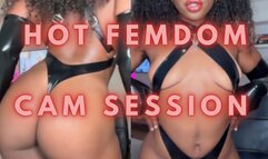 Hot FemDom Cam Session