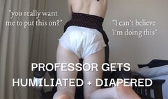 Professor Gets Diapered and Humiliated -- Frisky Freckled Fox