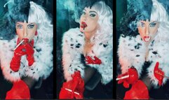 Cruella smokes 2 at once