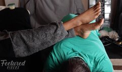 You're so weak you can't even manage being a footstool