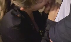 Two Public Blowjob Challenges: I Lose Twice and Swallow Twice